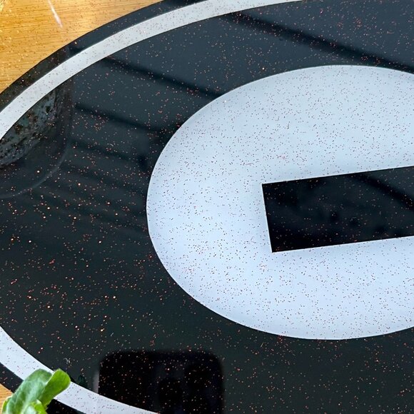 LARGE Georgia Bulldogs Cutting Board Resin Wood Charcuterie Cheese Gift UGA - Picture 7 of 7